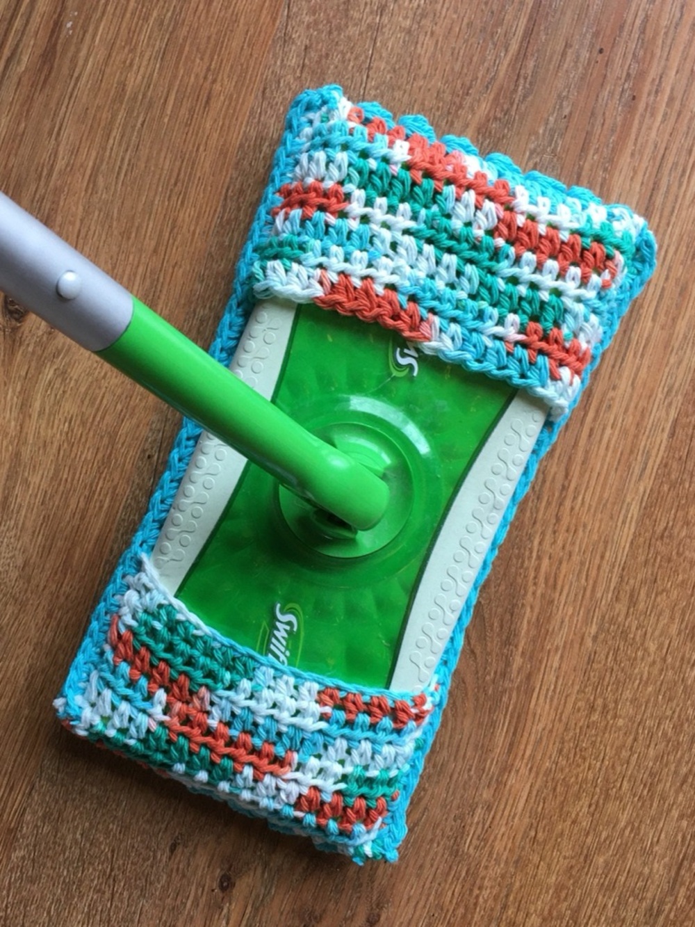 Reusable cotton sweeper pad.
New. Handmade.